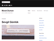 Tablet Screenshot of muratduman.com